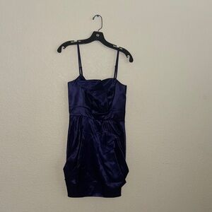 Yoana Baraschi Deep Blue Mini Dress